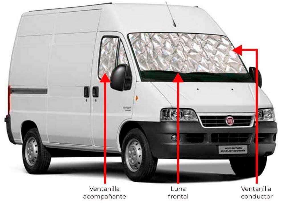 Cortinas isotérmicas Fiat Ducato (Autocaravana / Campervan)