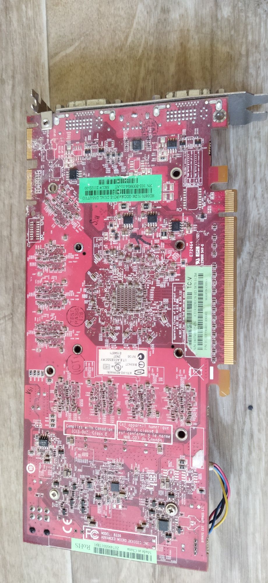 Видеокарта sapphire hd 3870 ati Radeon