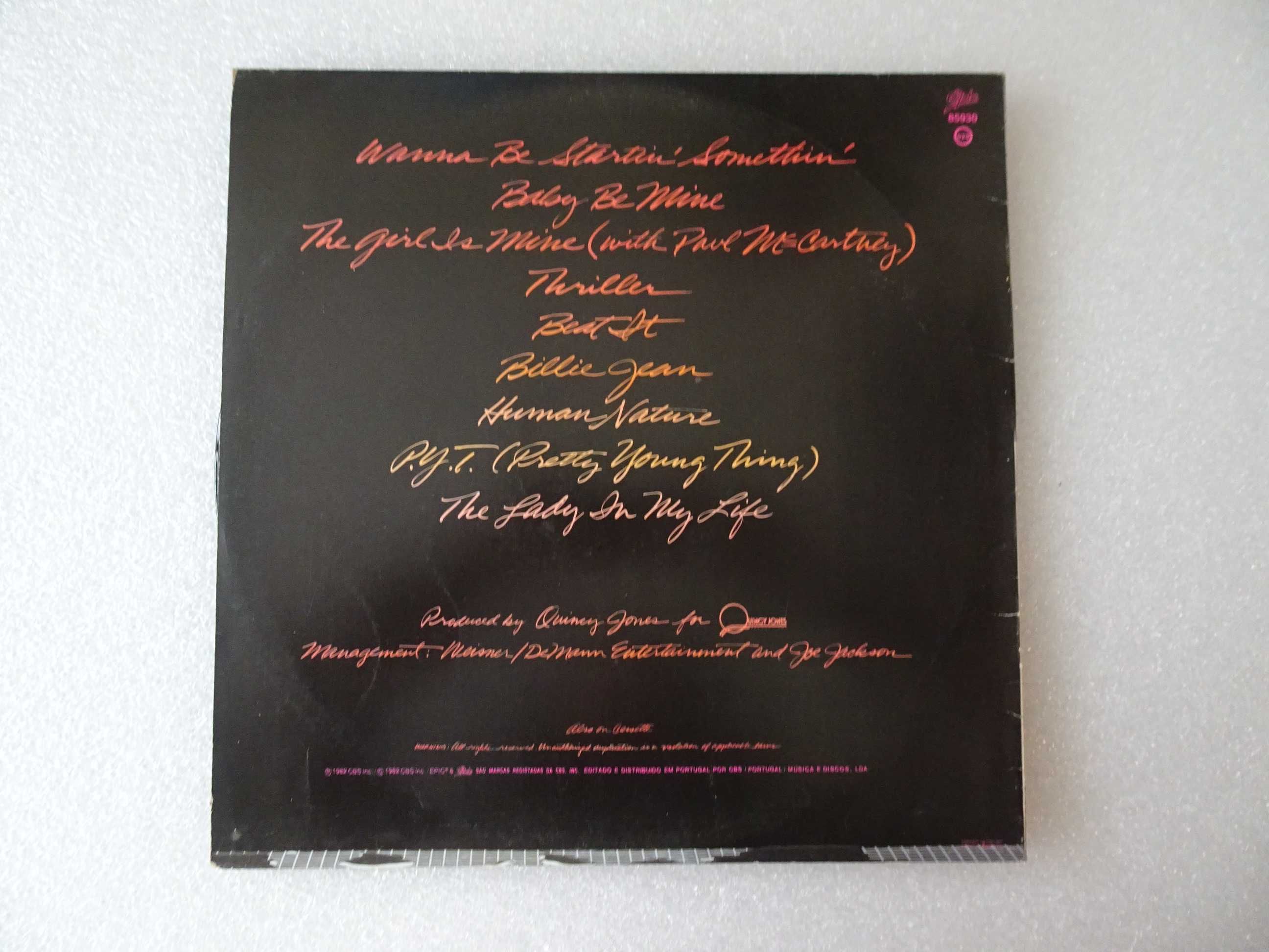 Disco vinil LP - Michael Jackson - Thriller