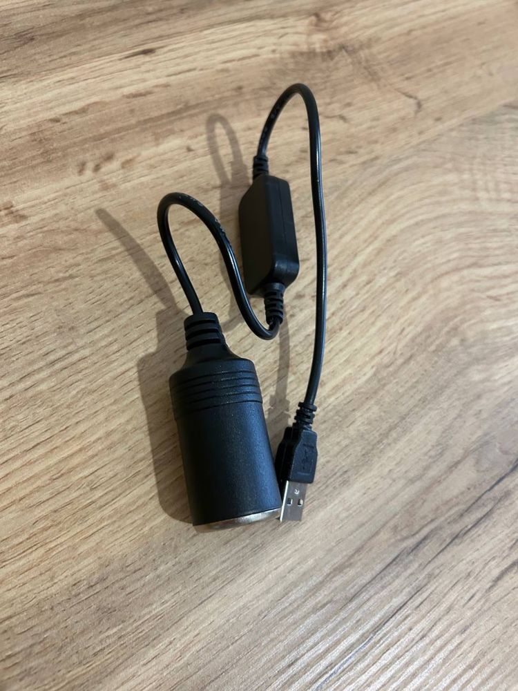 Перехідники: прикурювач - usb / usb - usb / шнур usb - type-c