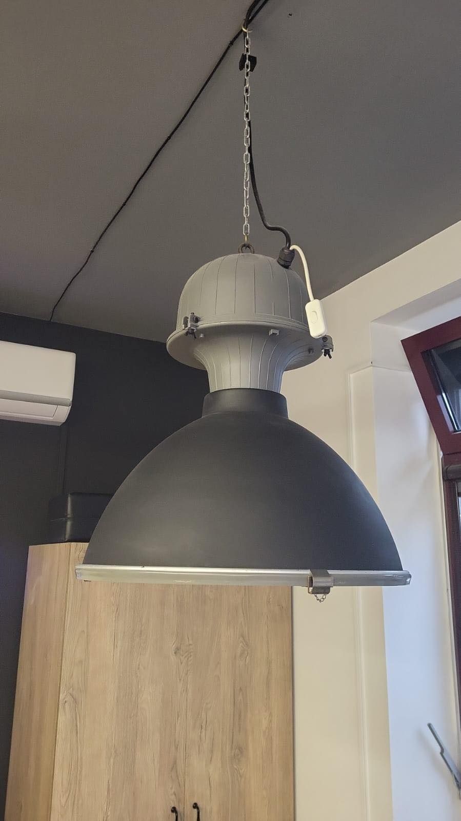 Stare lampy wiszące loft PRL