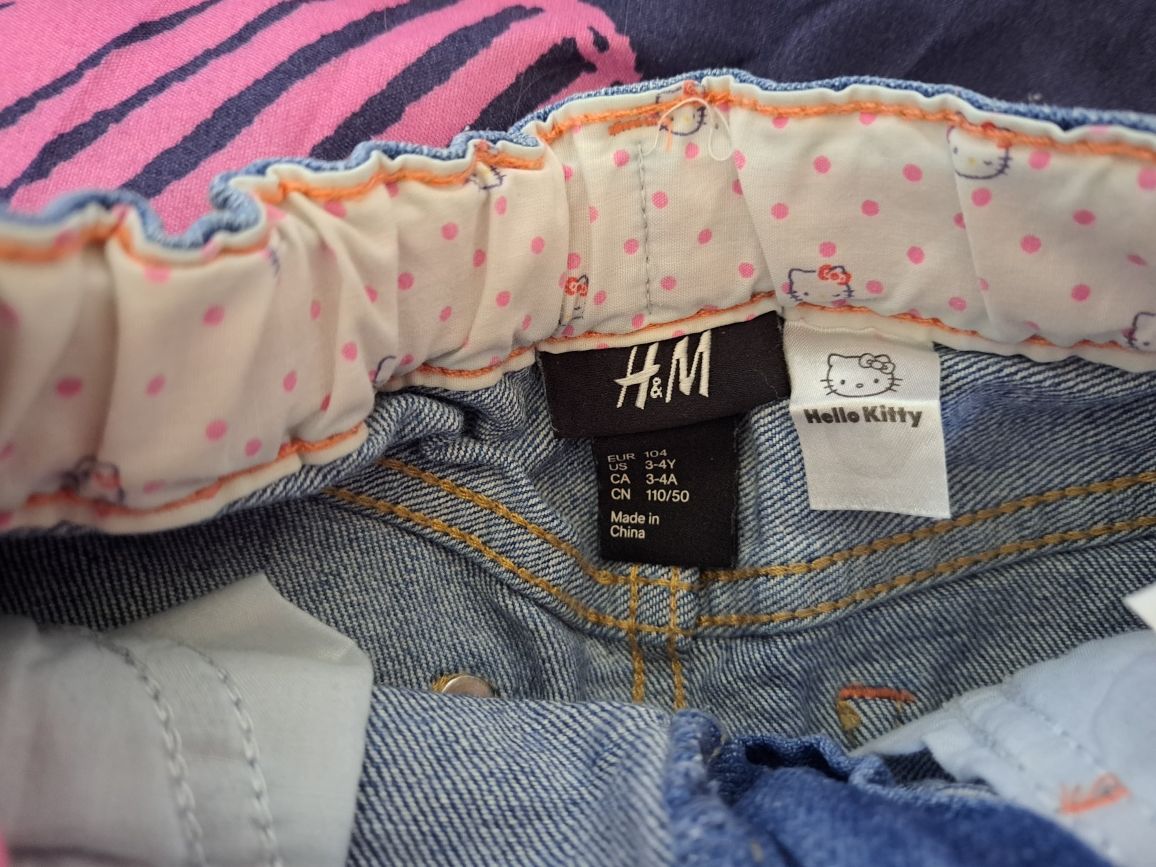 Spódniczka hello Kitty 110 jeansowa H&M