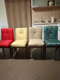 Krzesła tapicerowane w zestawie 4 sztuki