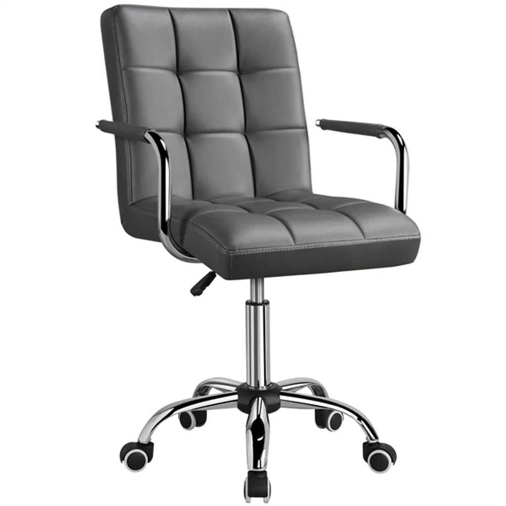 NOWE krzesło biurowe ze sztucznej skóry krzesło obrotowe na kółkach