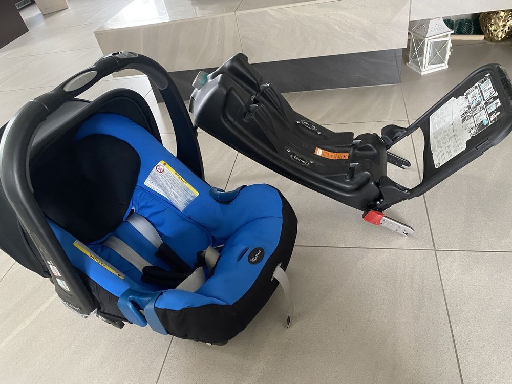 Fitelik /nosidełko samochodowe z baza isofix Romer 0-13 kg