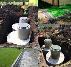 Бетонні круги кільця залізобетонні Септик під ключ квадратиКаналізація