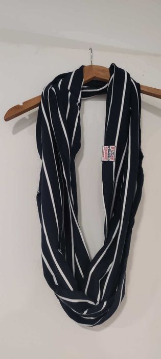 Gola Springfield – 41 x 71 – Riscas azul marinho e branco