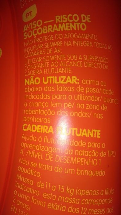 Boia cadeira para bebé 11kg - 15kg