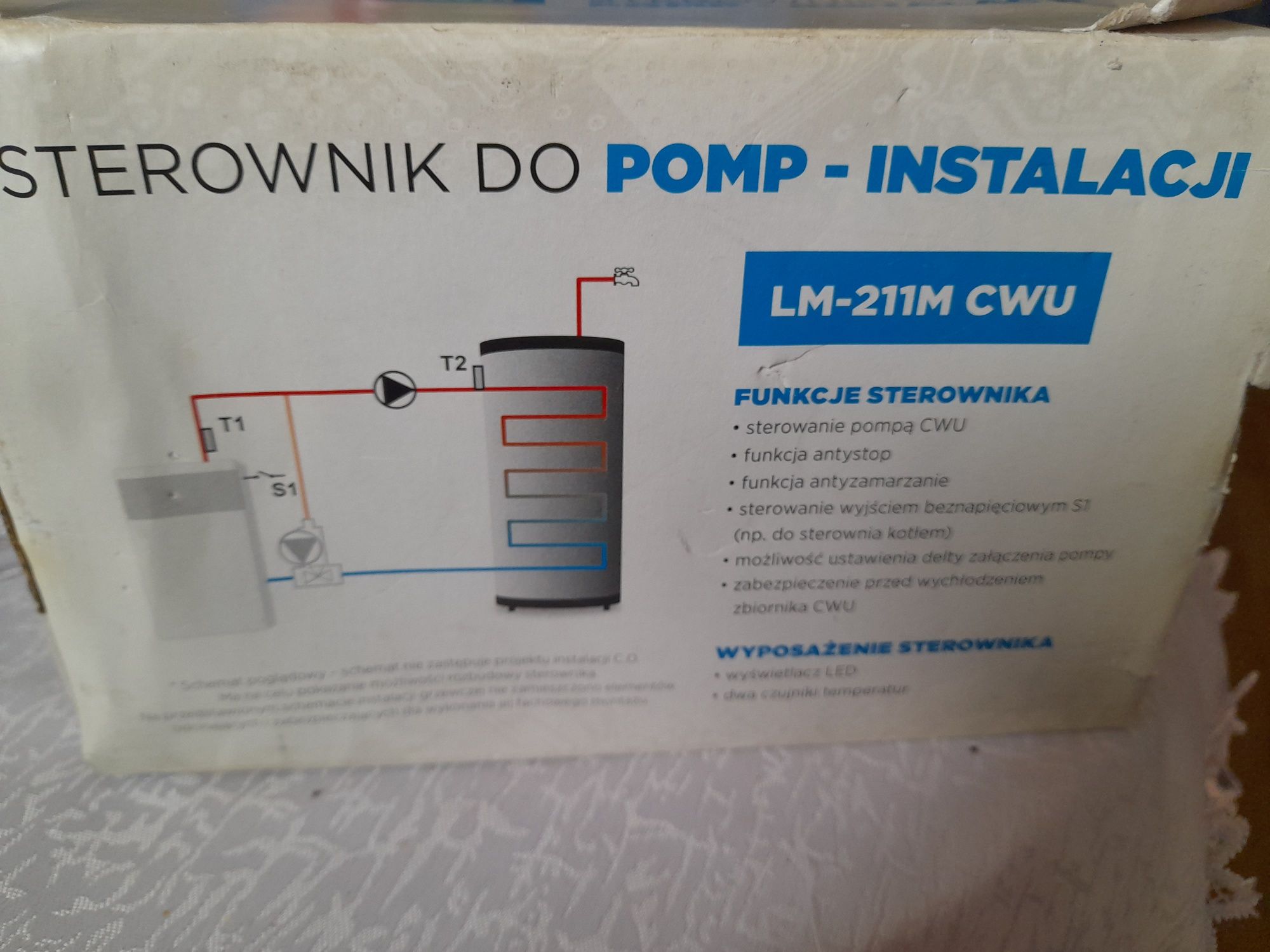 Sterownik do pomp  instalacji  lm-211m cwu