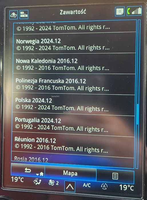 Aktualizacja map 2024.12 lub 2024.Q4 R-LINK 2 RENAULT ZDALNIE