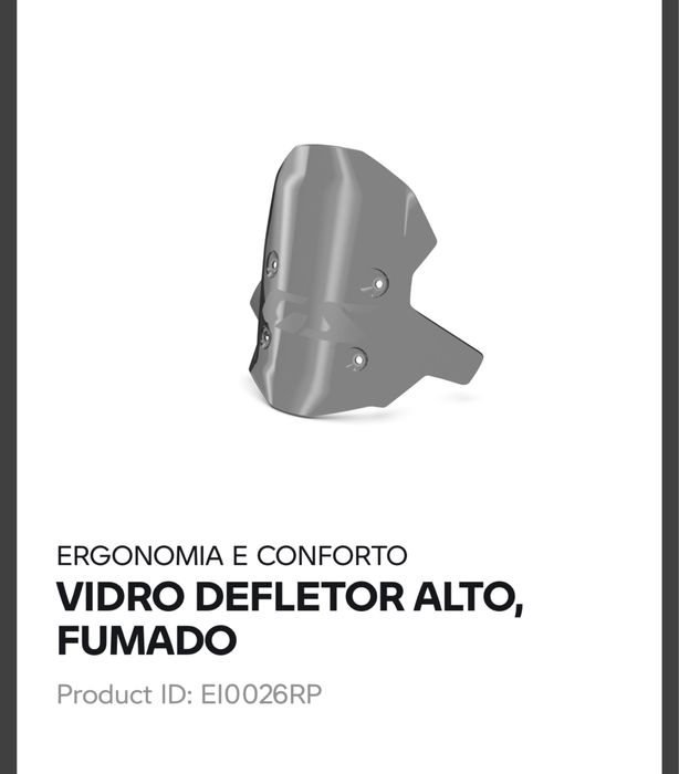 Vidro defletor alto fumado bmw