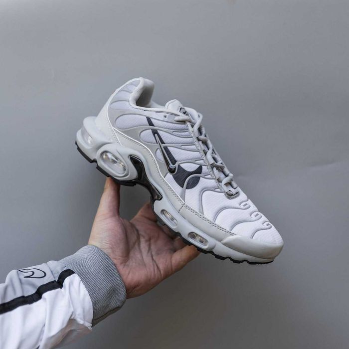 Кросівки Nike Air Max TN Plus Grey/Double Black swoosh premium