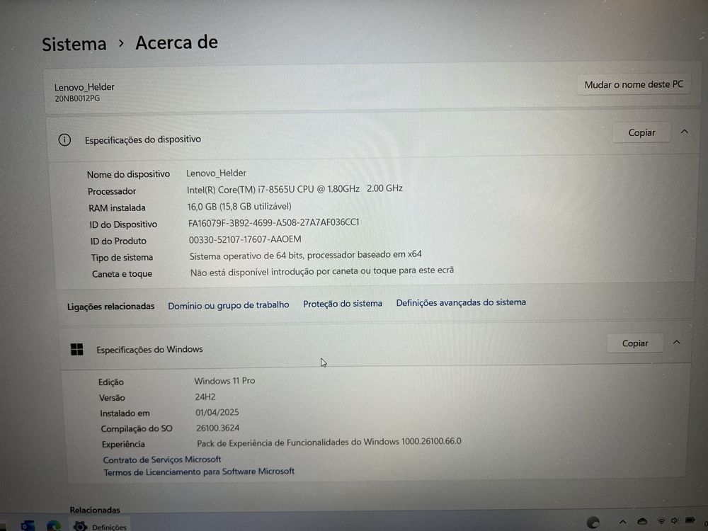 Portatil Lenovo E590