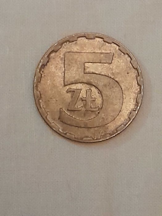 Sprzedam kolekcję 10 szt monet 5 zł z mosiądzu PRL różne roczniki