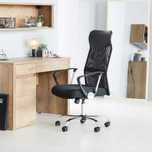Czarny fotel biurowy | Obrotowy, regulowany, ergonomiczny | Nowy