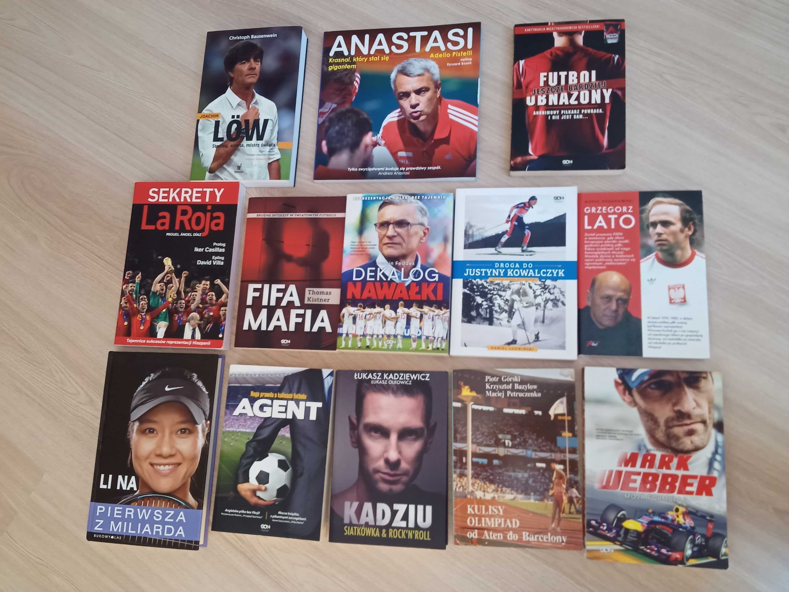Książki sportowe, biografie