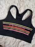 Czarny Top damski Workout S Be passionate
