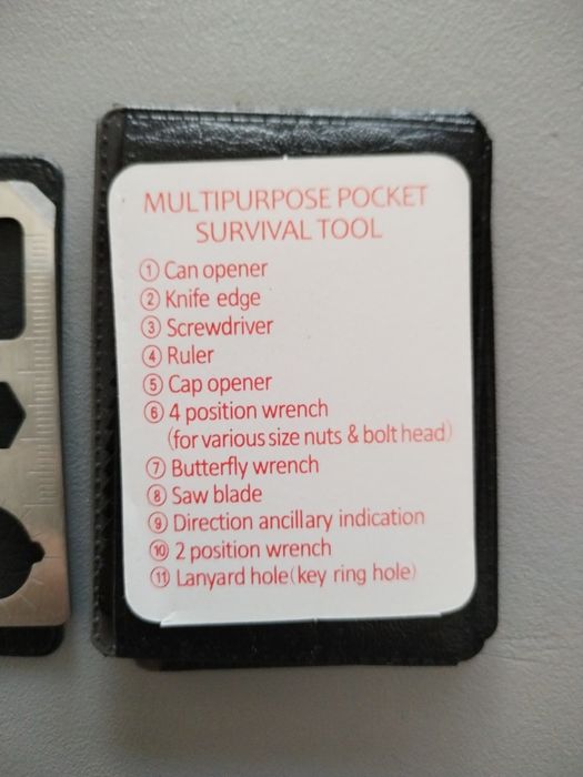 Ferramenta em aço multifunções