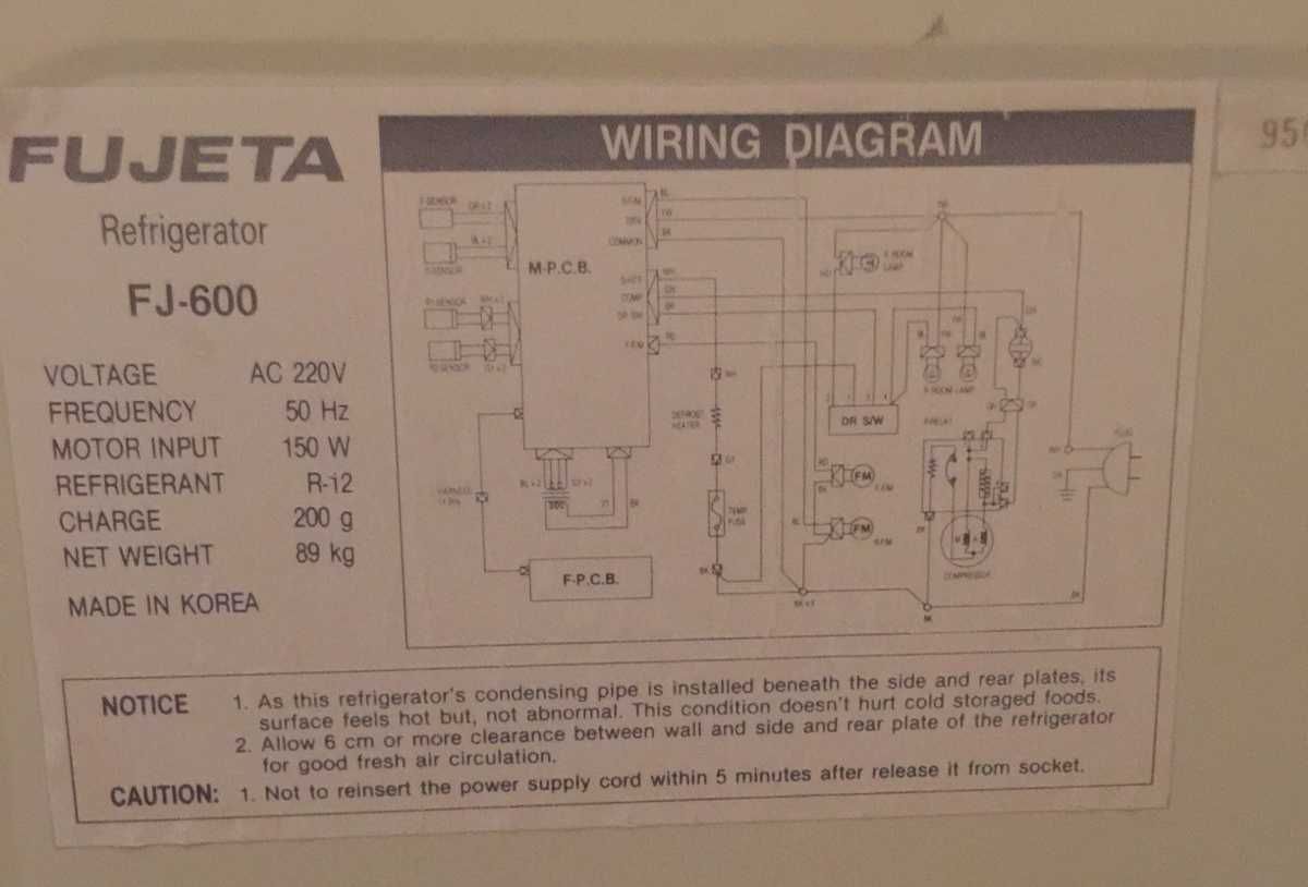 Холодильник Fujeta Корейська збірка