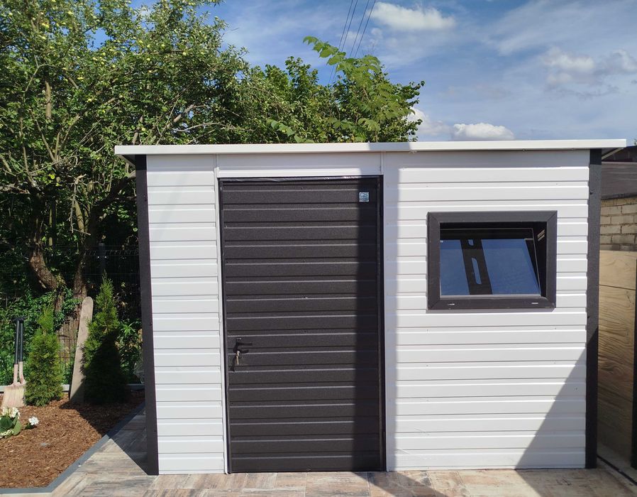 Domek Narzędziowy + Wiata DREWUTNIA