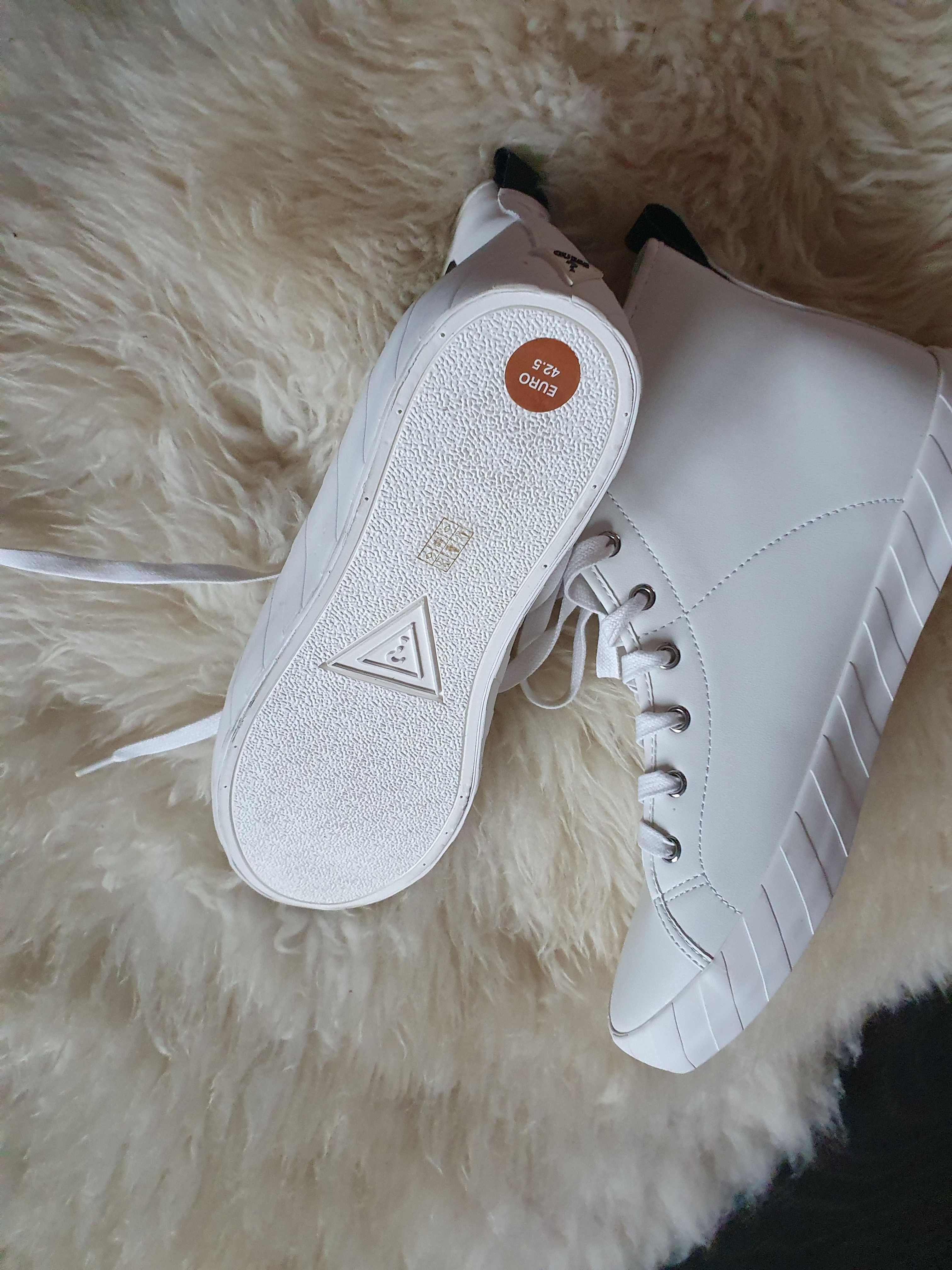Guess buty, modne białe HIT wiosna ,lato 25.