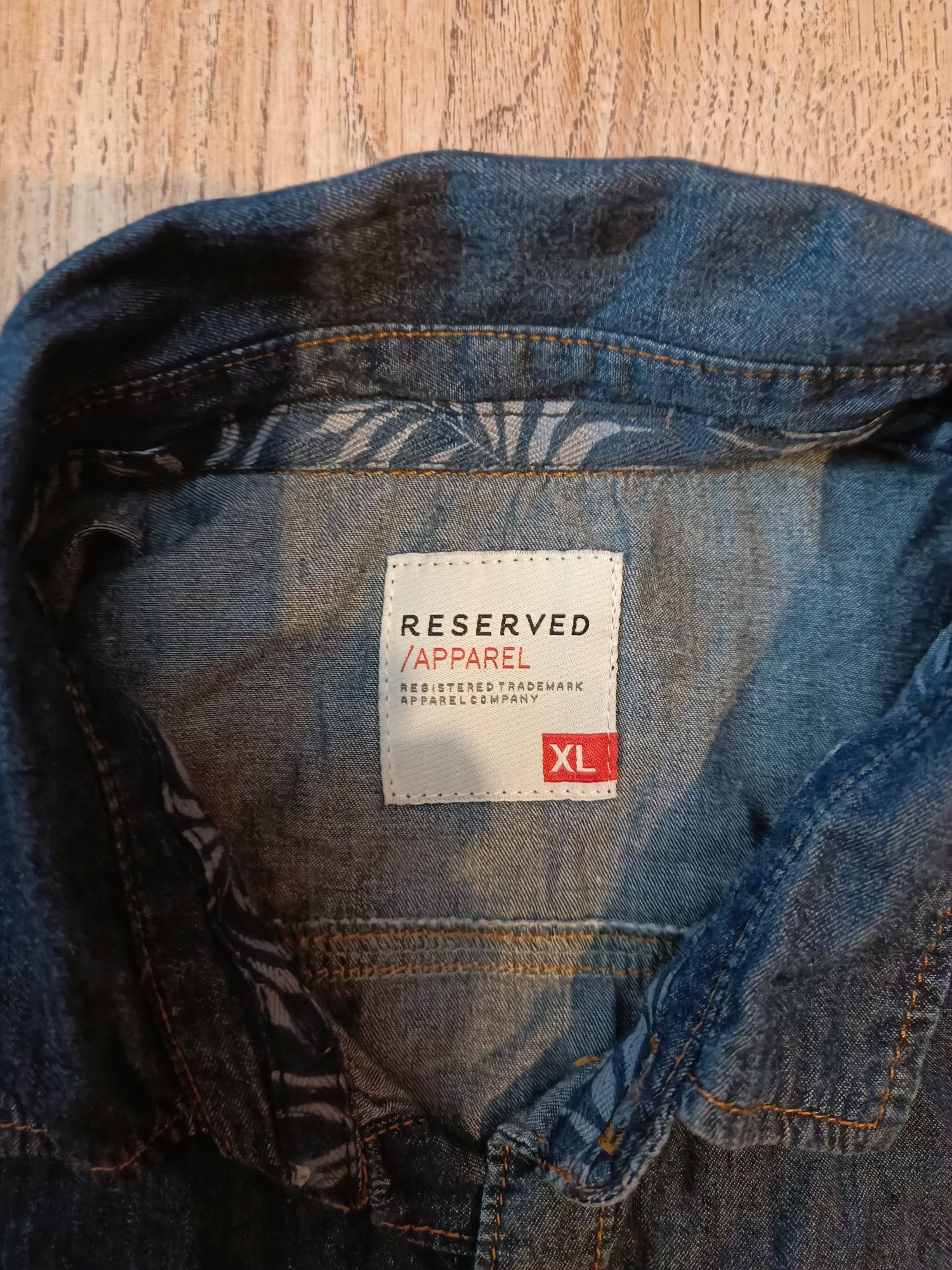 Koszula typu jeans z krótkim rękawem