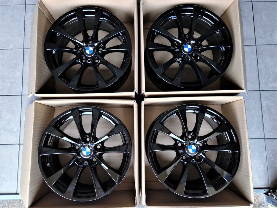 Alufelgi 17 5x120 BMW 1 3 X1 X3 F20 F30 E90 E46 E83 E84 E87 Czarne 46#