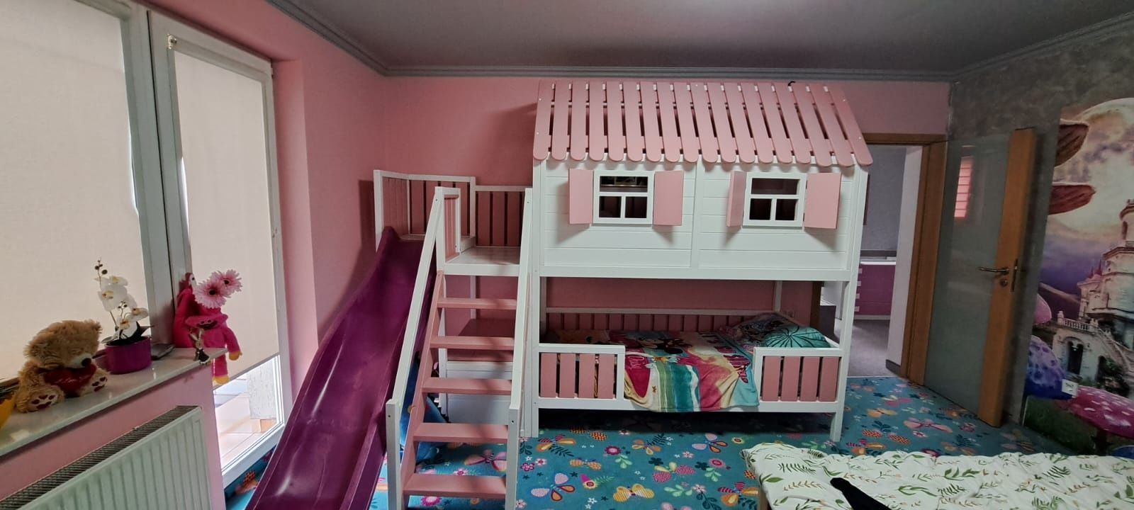 Łóżko piętrowe domek dla dzieci łóżeczko dzieciece XL RATY
