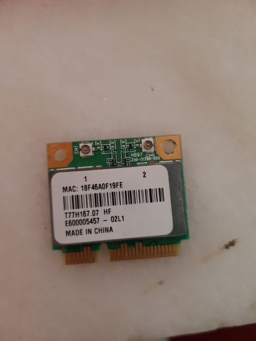 Lote de 6+2 Placa de rede wi-fi PCIE para portátil