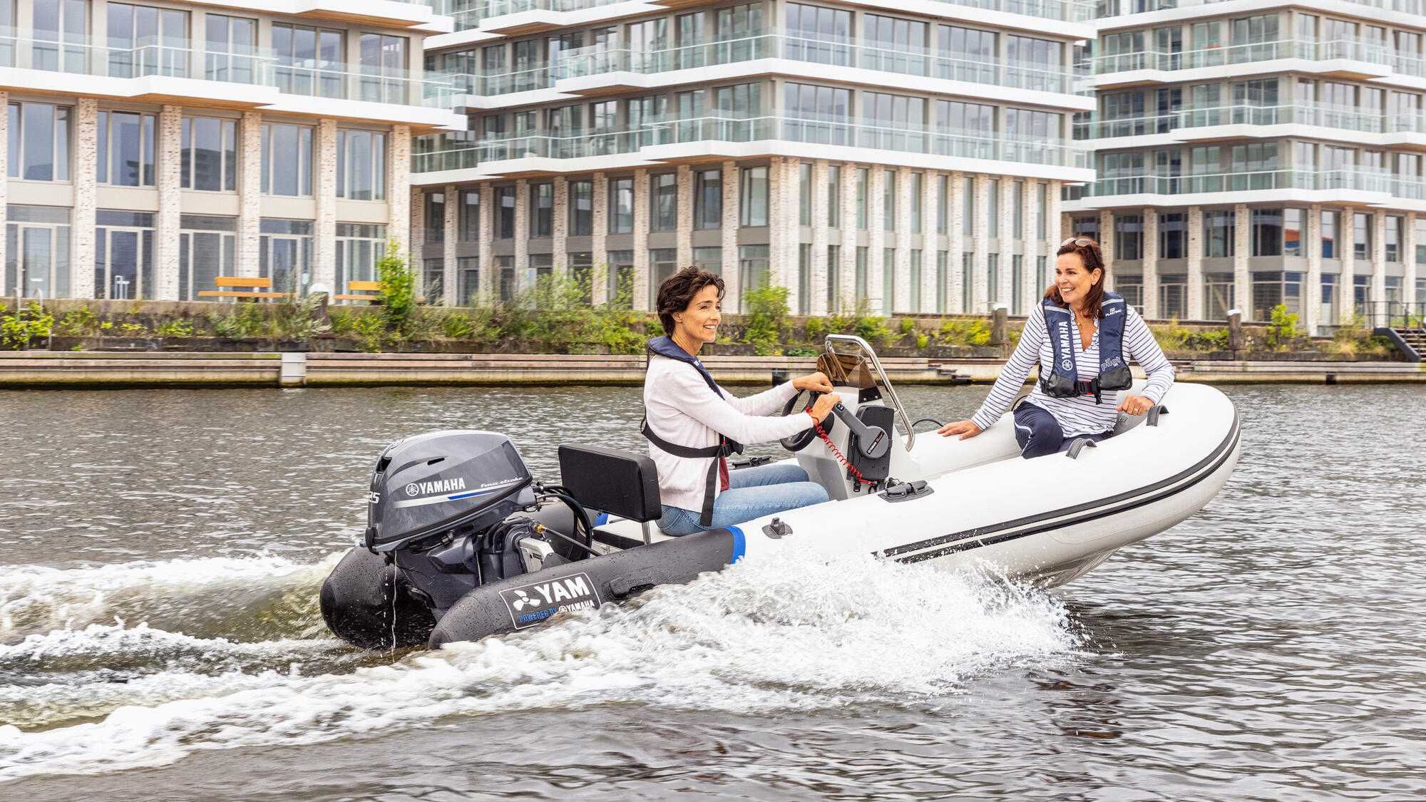 Ponton \ RIB Yamaha YAM 350TAF alu podłoga Dostępny na zamówienie !