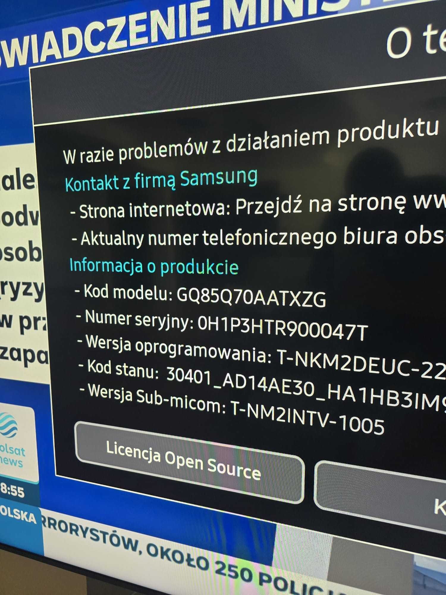 Telewizor Samsung QLED 4K 85cali