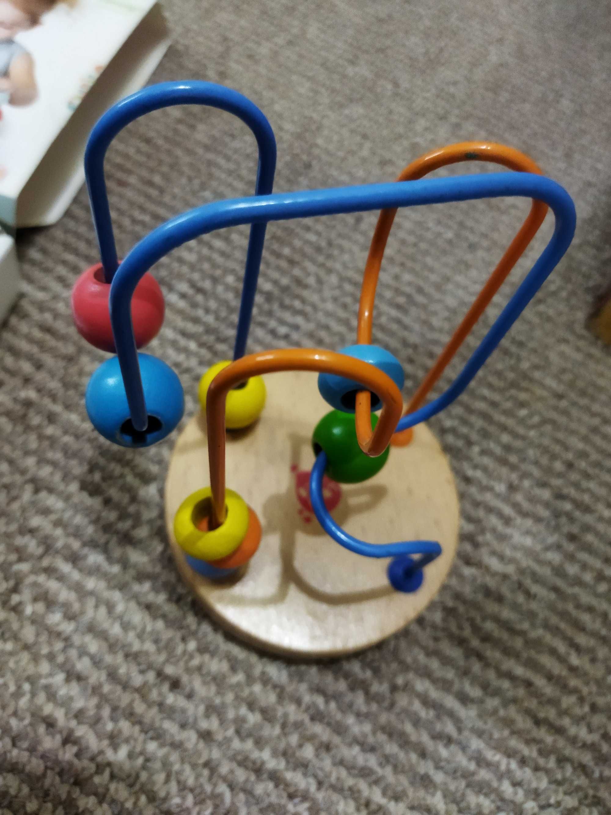 Развивающие игрушки шнуровка cubica, пальчиковый лабиринт для малышей