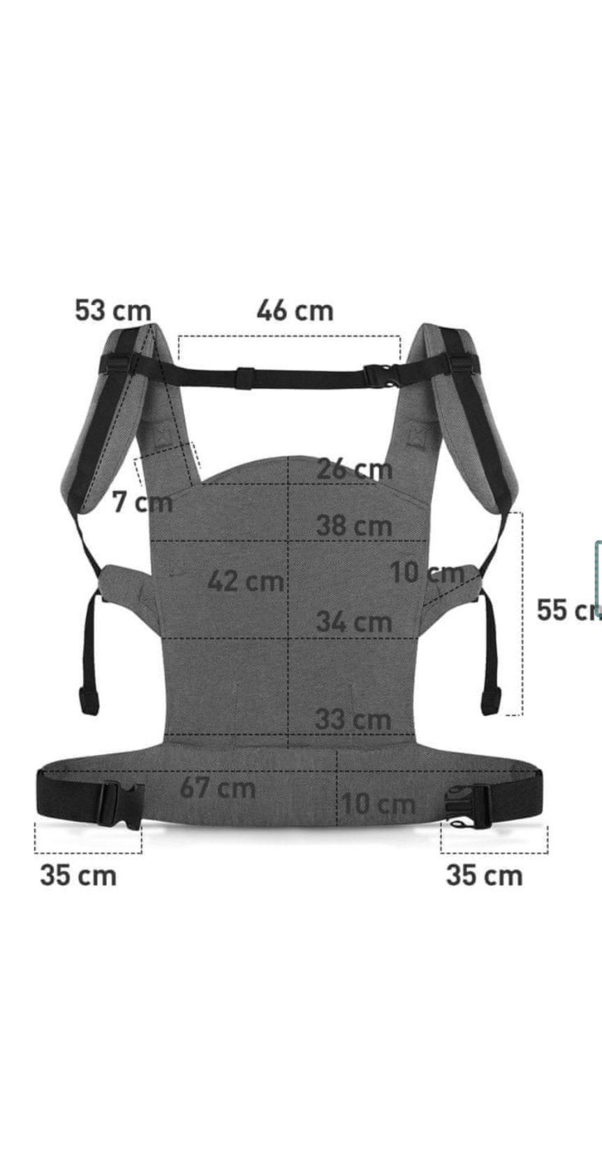 Nosidełko nosidło ergonomiczne milo Grey kinderkraft