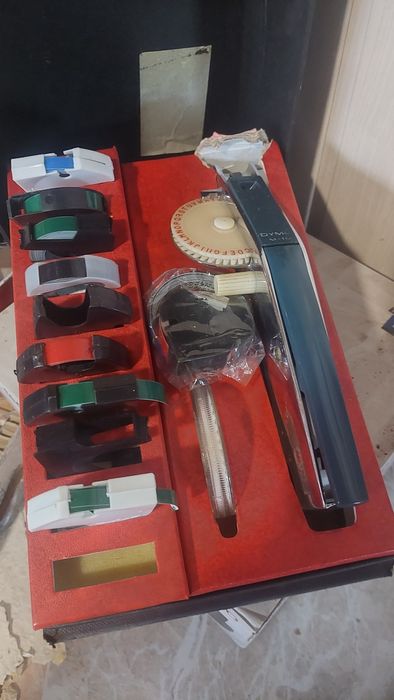 DYMO wytłaczarka do etykiet ręczna lata 60