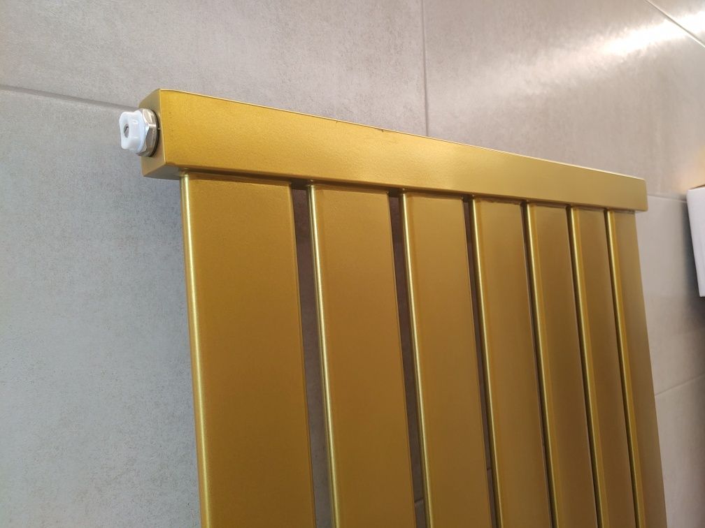 Grzejnik łazienkowy dekoracyjny złoty panelowy  180/61 cm