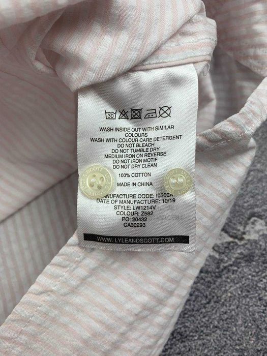 Рубашка Lyle & Scott сорочка Оригінал. Розмір M