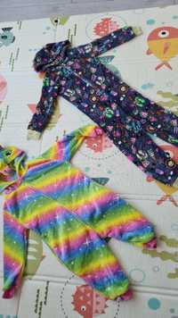 Кигуруми комплект детский пижамы комбинезон 2-4 года и 5-7 лет