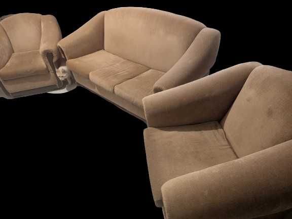 Conjunto Sofá + 2 Poltronas – Conforto e Estilo na Sua Sala!