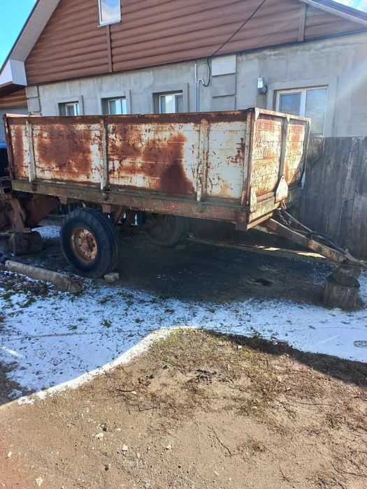 Терміново продам тракторний причіп. 1 ПТС-2. Одноосний, самоскид