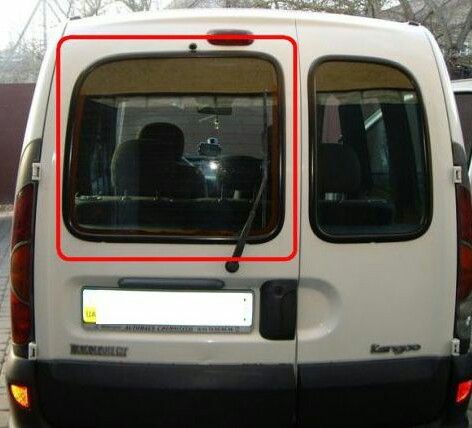 Новое турецкое стекло в левую распашонку Renault Kangoo Рено Кенгу