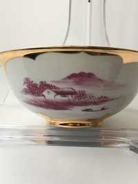 Taça de arroz chinesa "famille rose" , cerca 1920-30