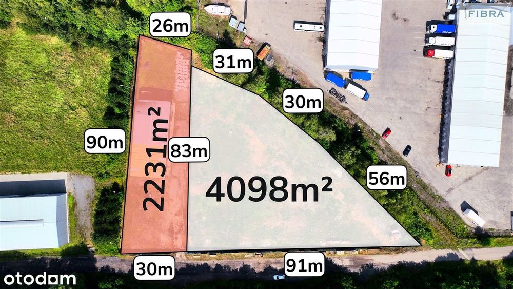 Hala z zapleczem i dużą działką aż 6329m2