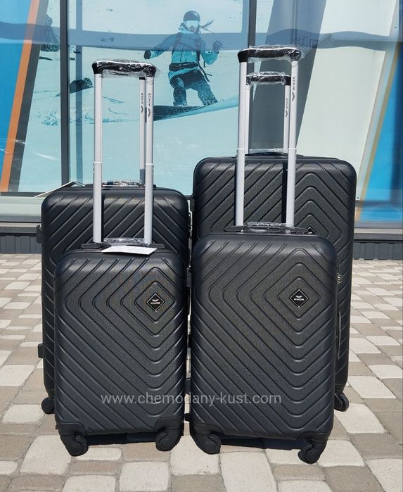 Чемодан с расширением Wings MRH-01 чёрный