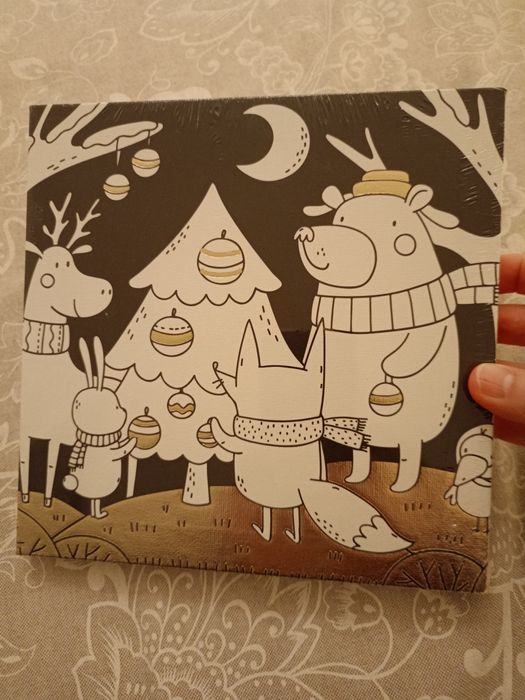 Obraz rama do samodzielnego wykonania Mikołajki