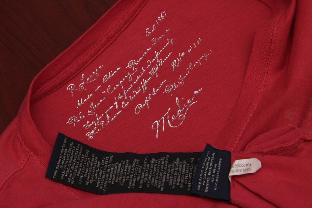 Polo Ralph Lauren рр S футболка из хлопка женская