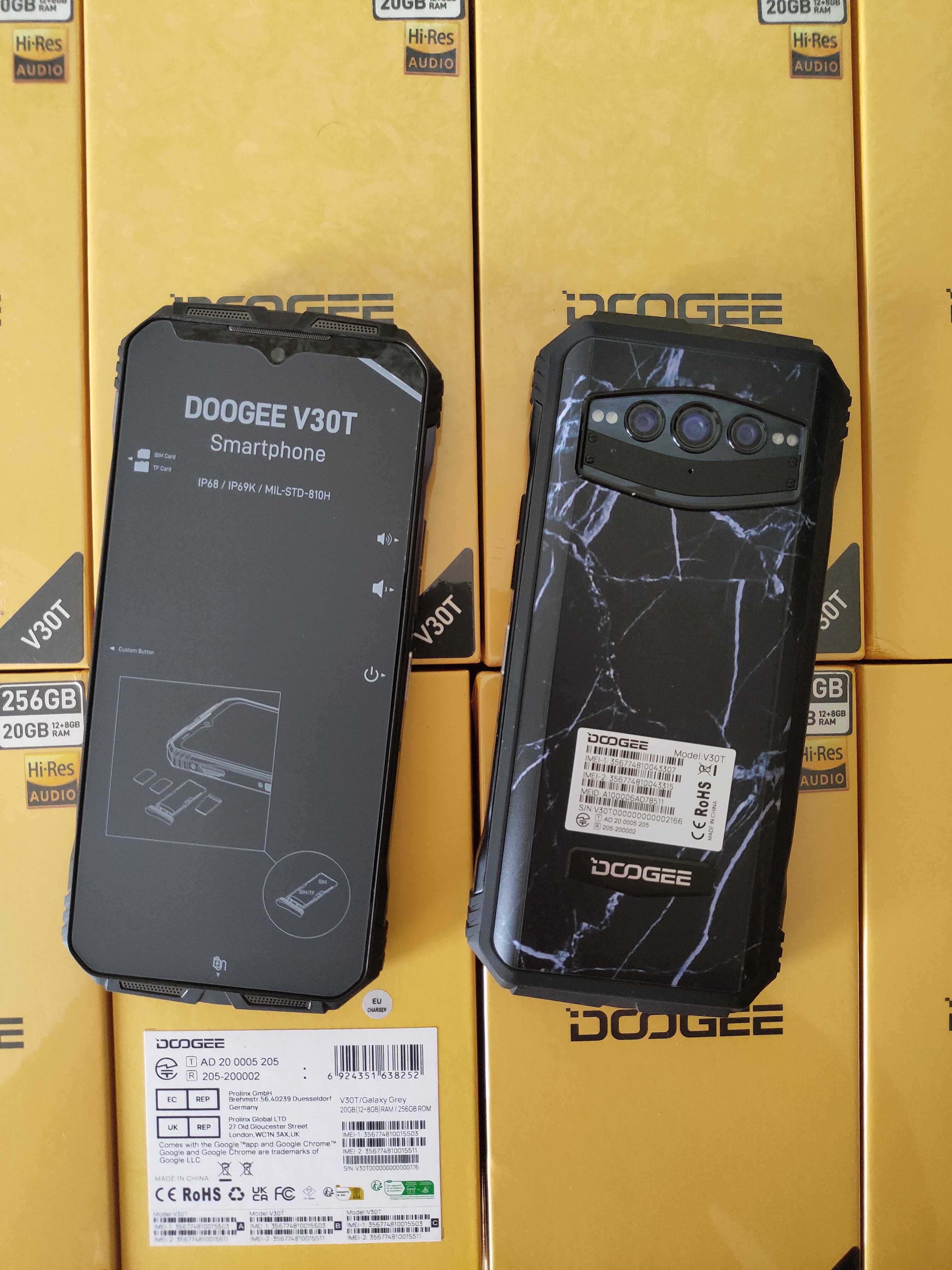 DOOGEE V30T 12+256GB Dimensity 1080 108Мп 10800 Мач