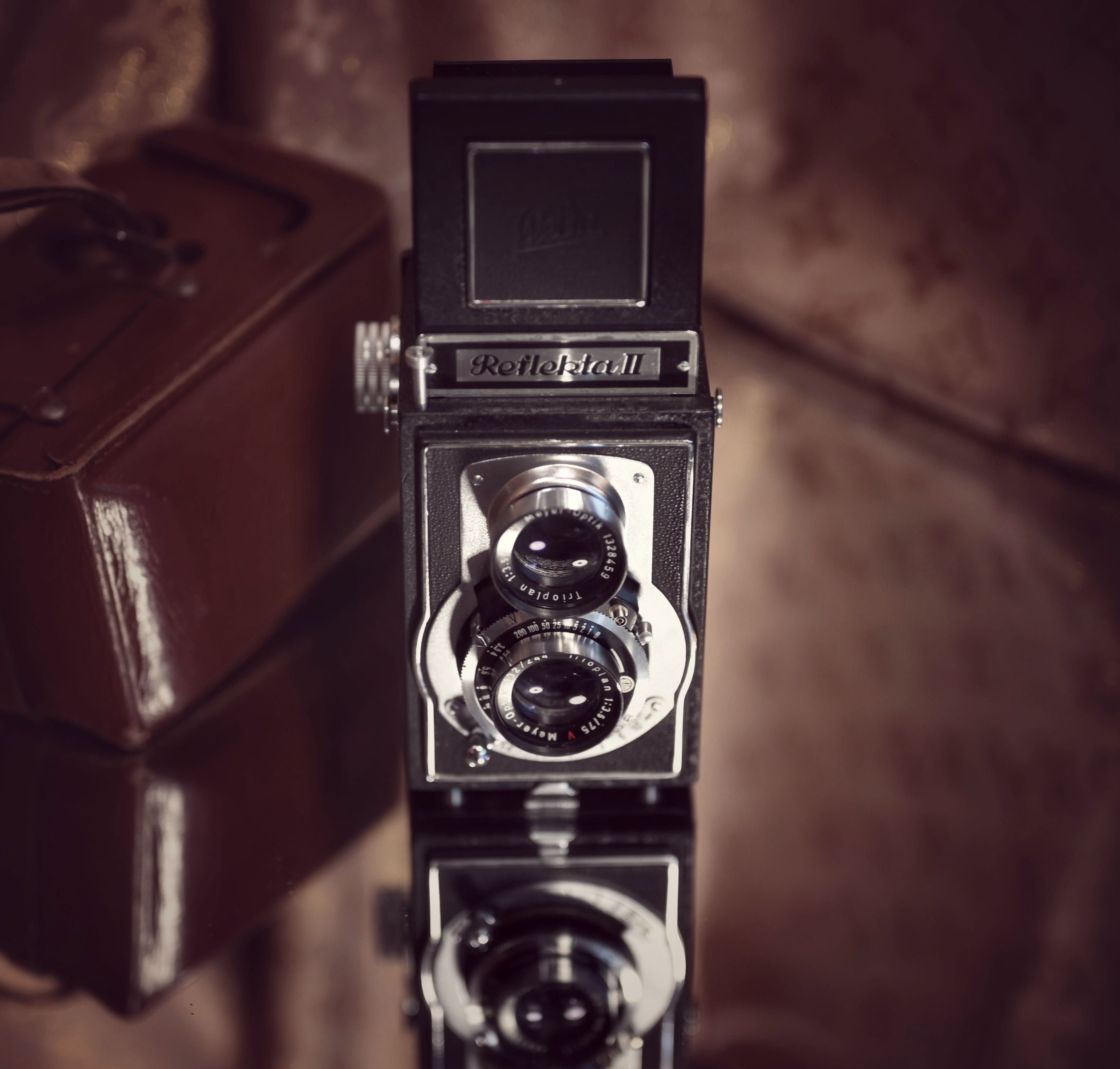 Retro kultowa Reflekta II Trioplan 1950 VINTAGE