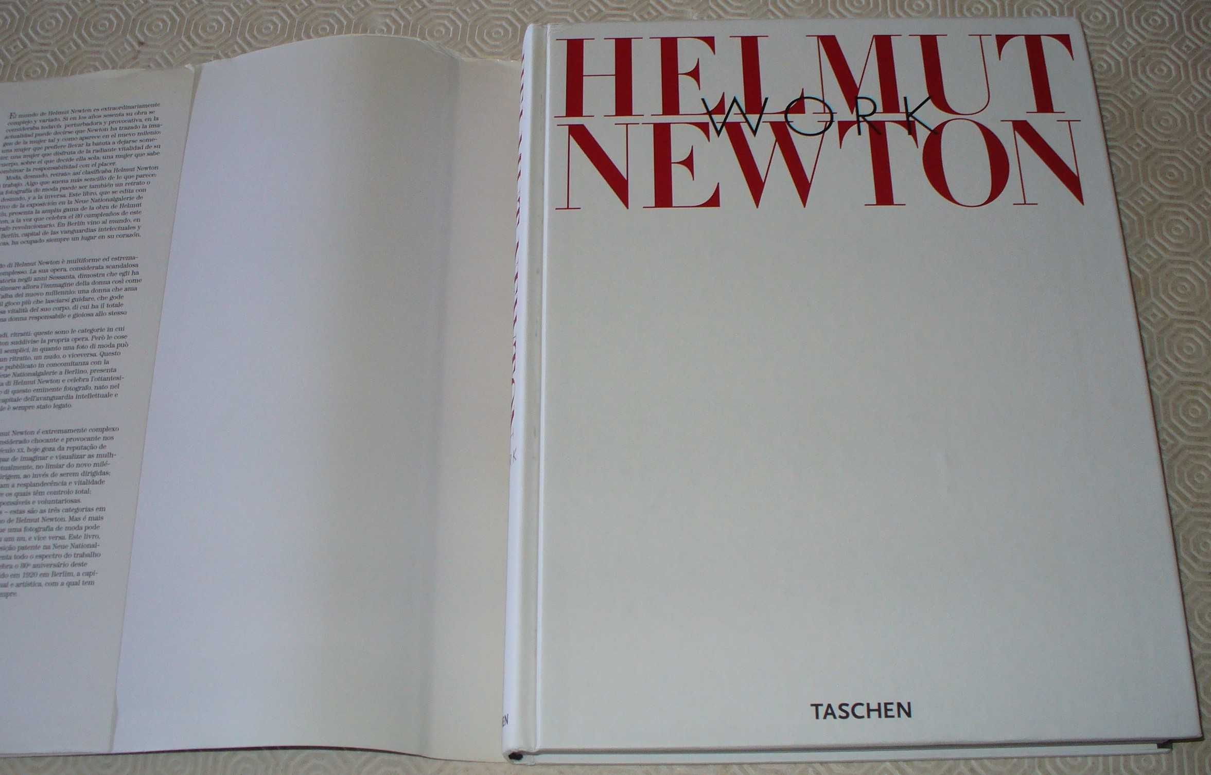 Helmut Newton - Work - livro de fotografia