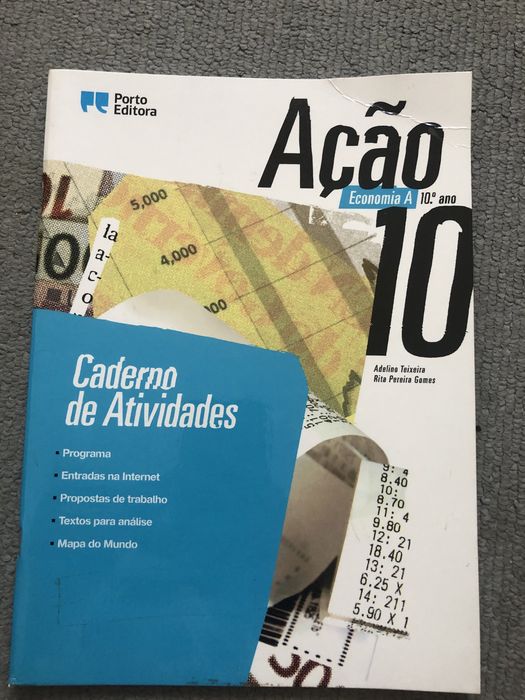 Vendo caderno de atividades de economia 10°ano