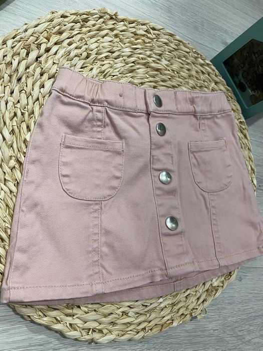 Różowa spódniczka Lindex dżinsowa dziewczynka jeansowa